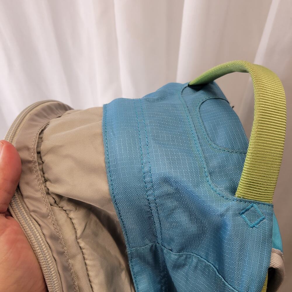 Eddie Bauer Shata Teal, Gray, Lime Adult Backpack - Picture 6 of 13